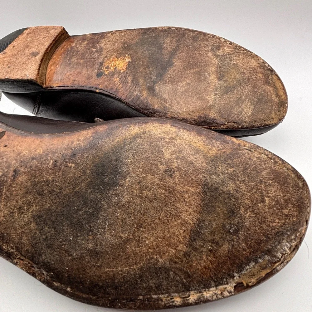 Allen Edmonds Bruzzano 9B Bit‎ Loafers Mens Dark Brown Leather Horsebit Italy